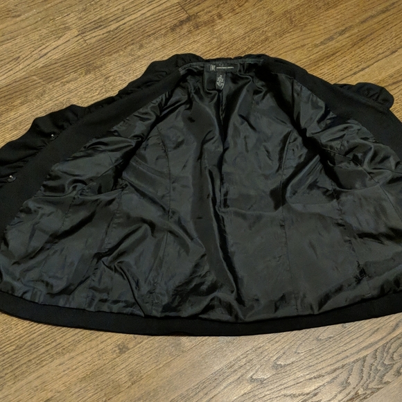 INC Ruffle Front hip length Jacket - Picture 12 of 15